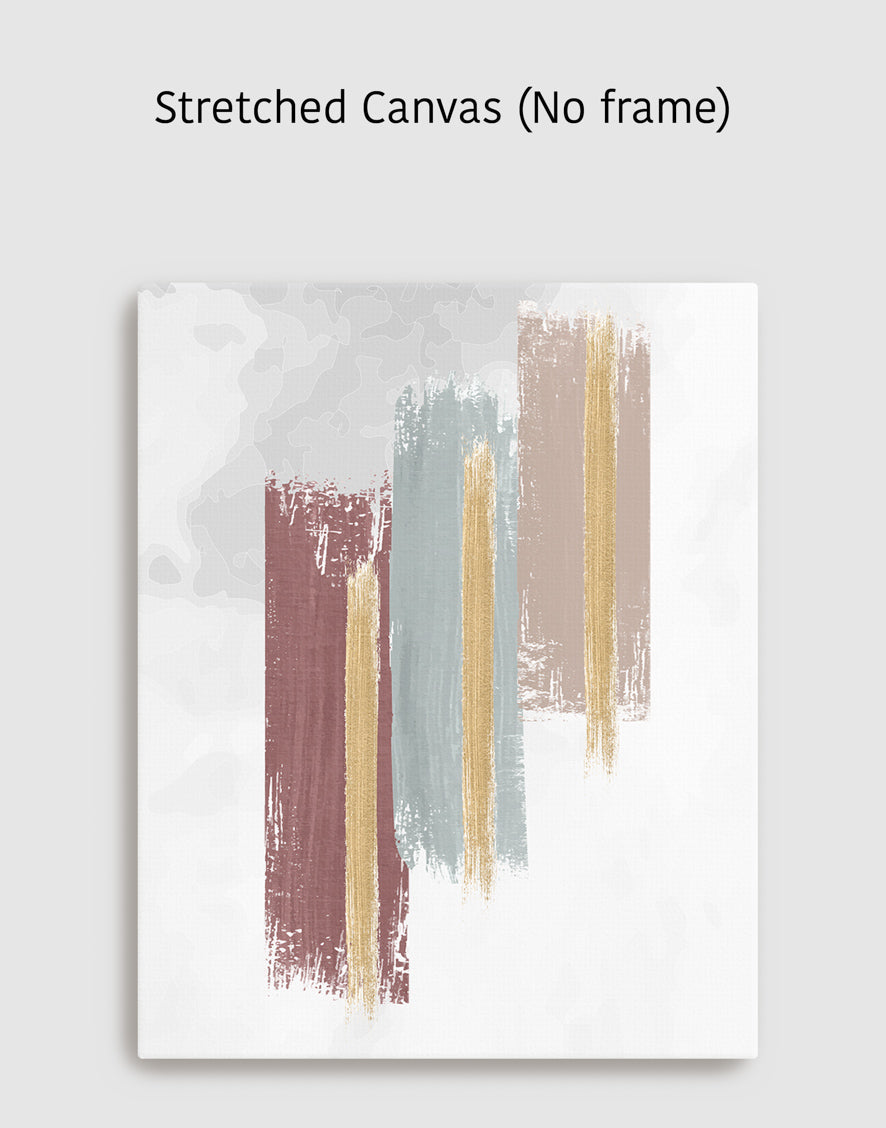 Abtract Earth Tone Muted Colors Original Artwork 1