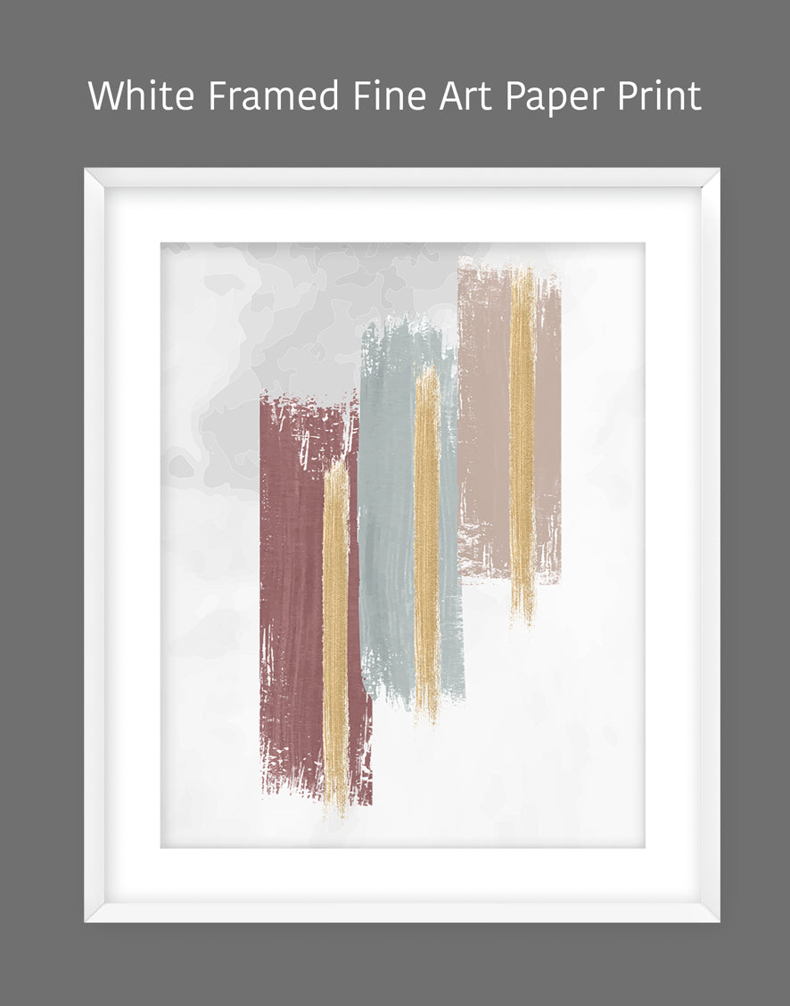 Abtract Earth Tone Muted Colors Original Artwork 1