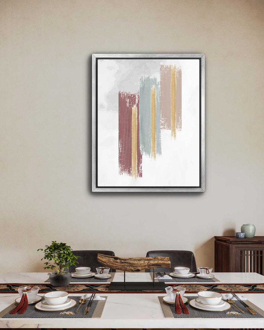 Abtract Earth Tone Muted Colors Original Artwork 1