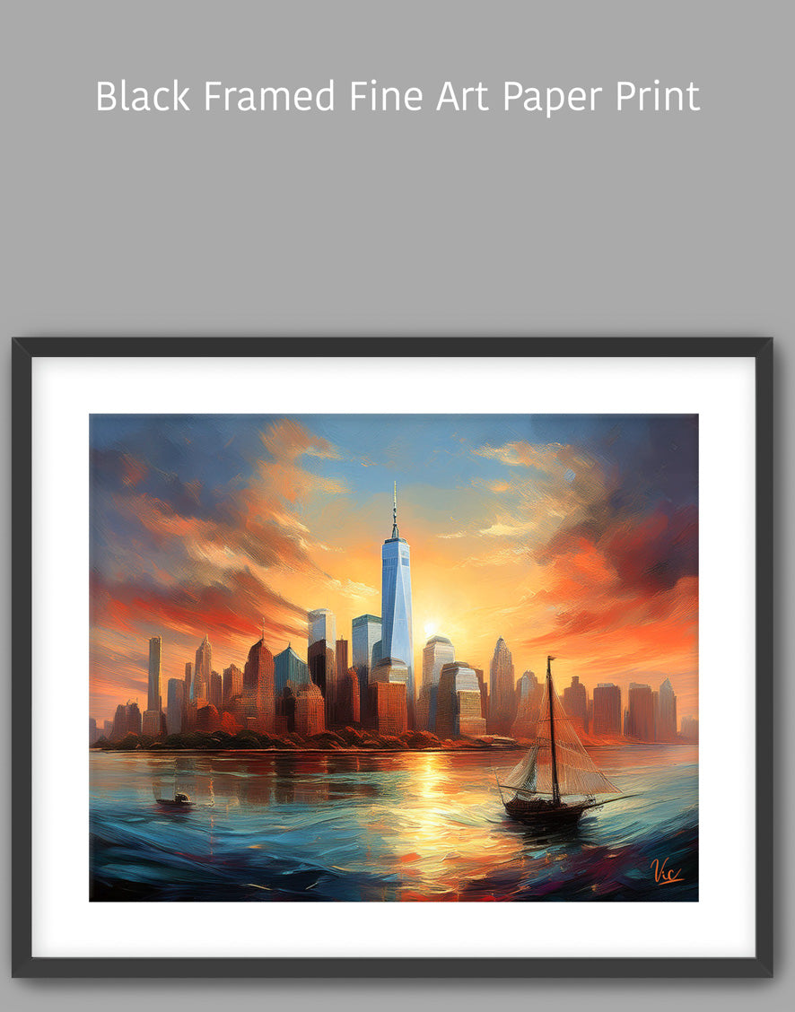 New York Skyline Wall Art - World Trade Center