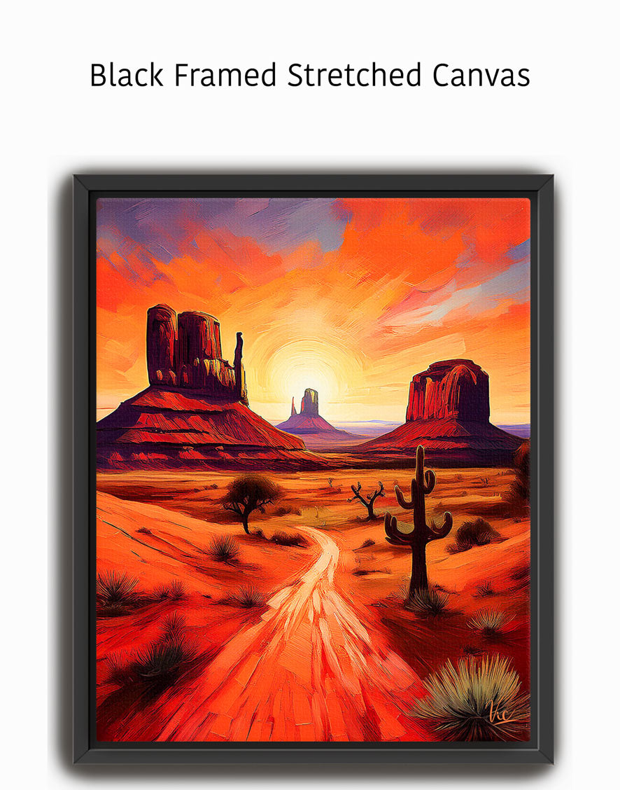Red Monument Valley Arizona Fine Art Painting