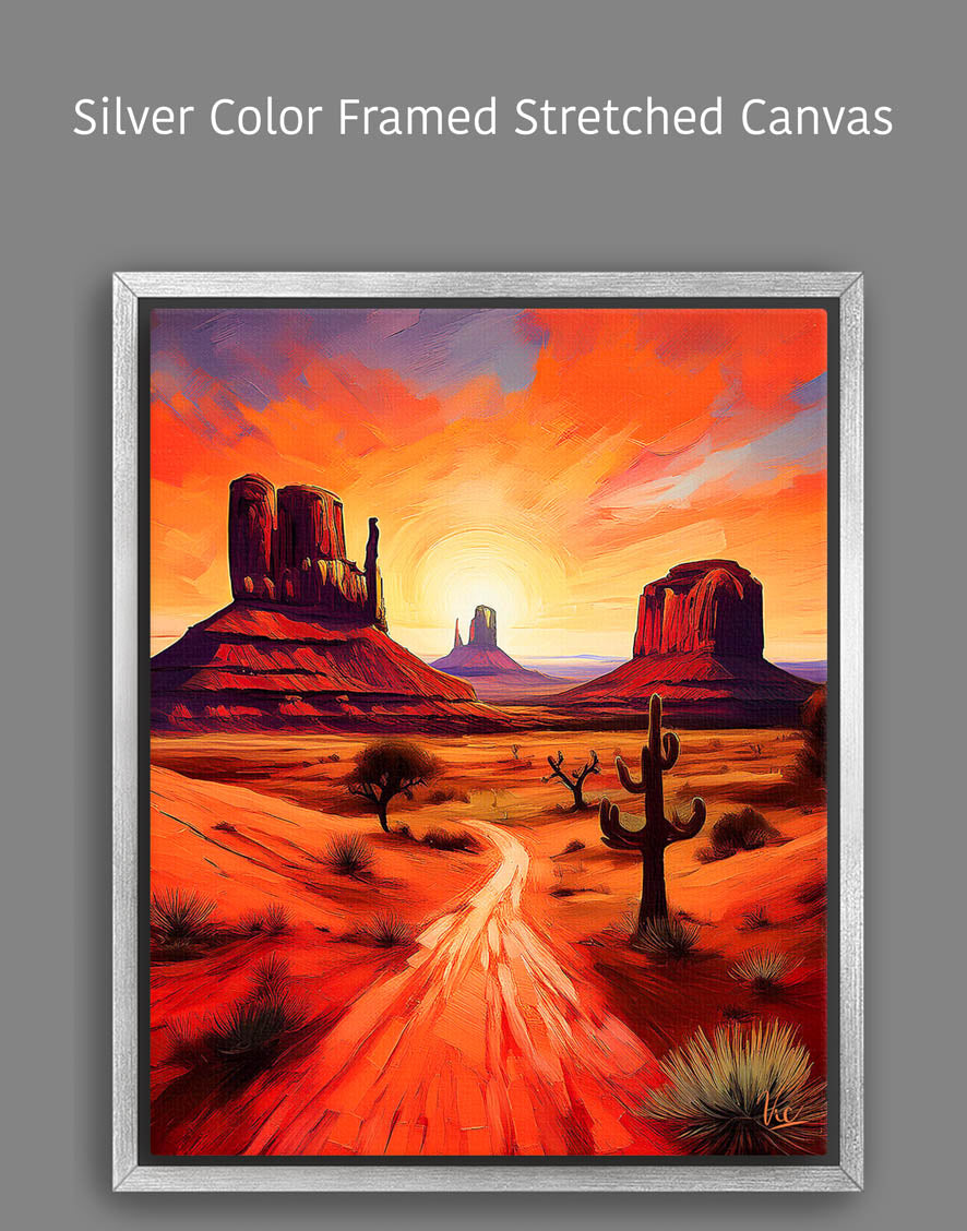 Red Monument Valley Arizona Fine Art Painting
