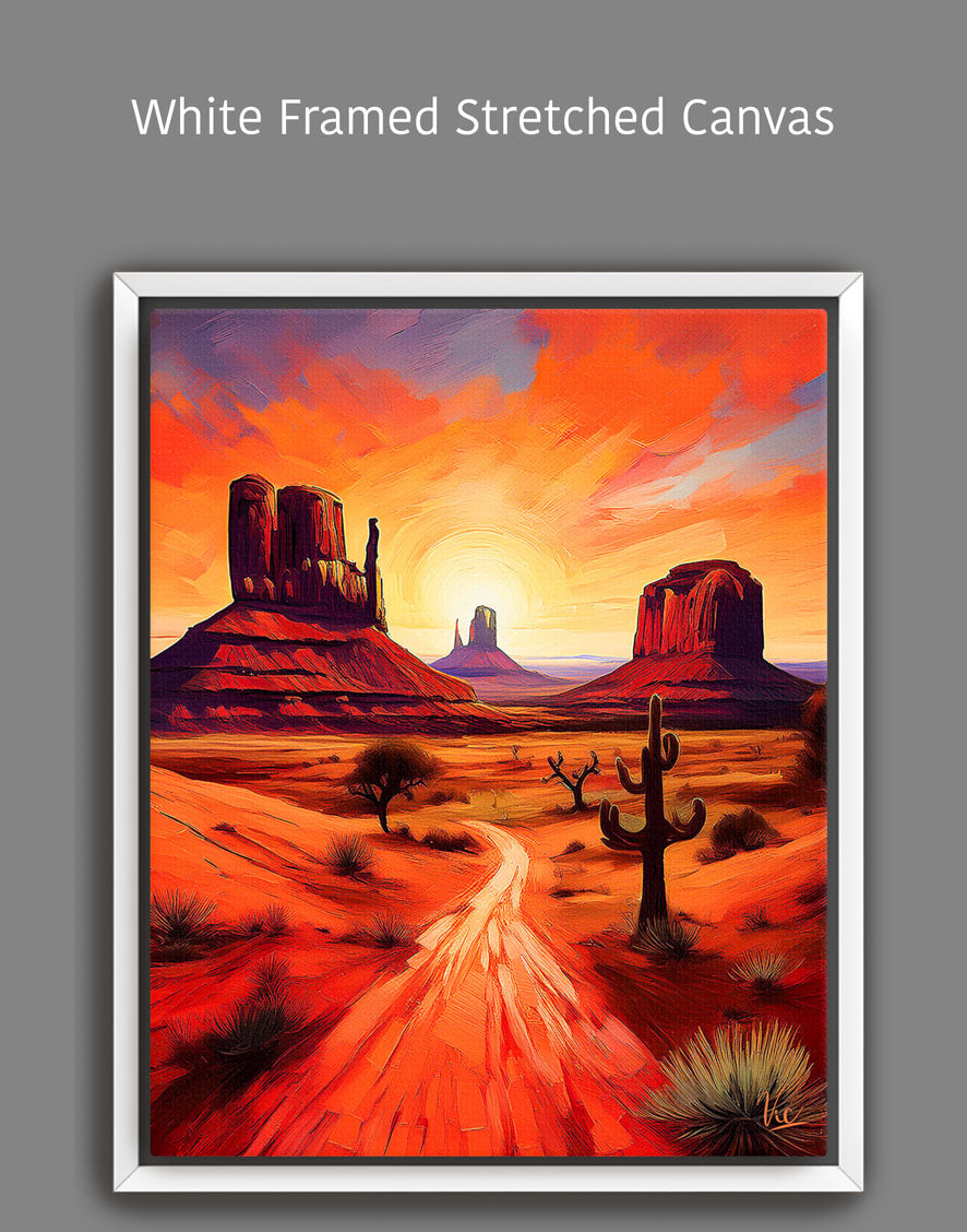 Red Monument Valley Arizona Fine Art Painting