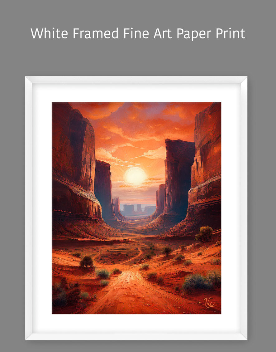 Red Canyon Fine Art Painting