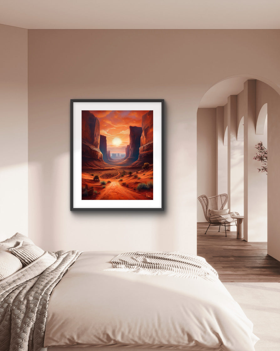 Red Canyon Fine Art Painting