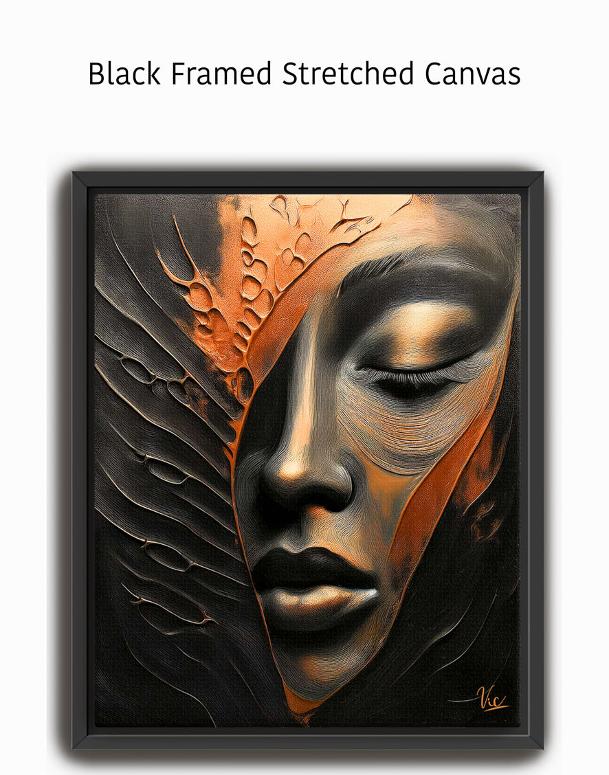 Abstract Woman Face | Ultra Modern Fine Art Painting