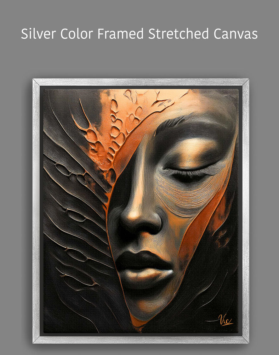 Abstract Woman Face | Ultra Modern Fine Art Painting
