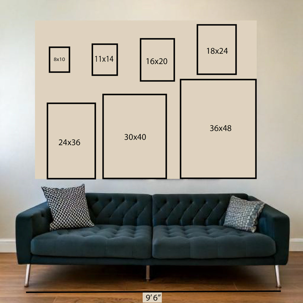 Abstract Green and Brown Contemporary Wall Painting