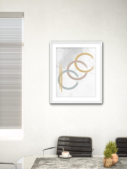 Abtract Earth Tone Muted Colors Original Artwork 2