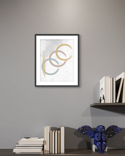 Abtract Earth Tone Muted Colors Original Artwork 2