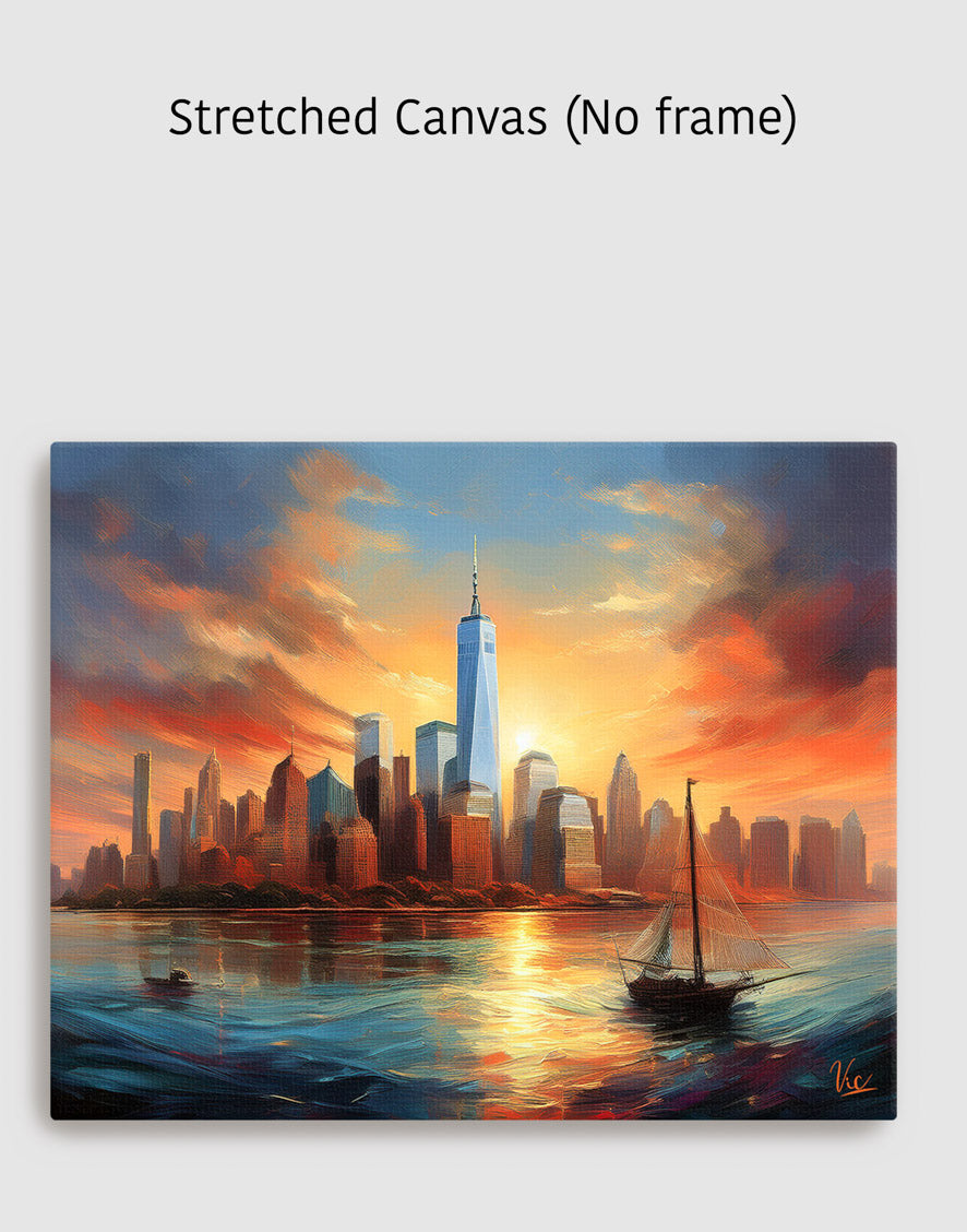 New York Skyline Wall Art - World Trade Center