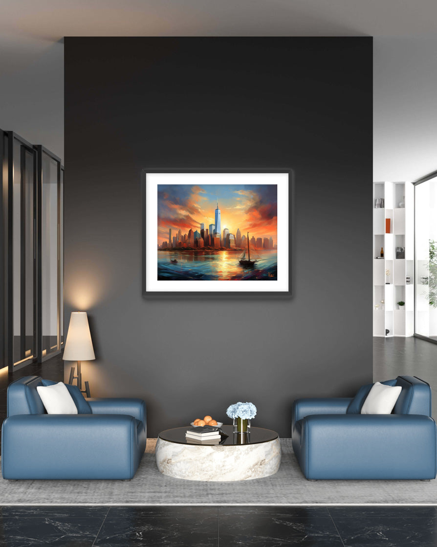 New York Skyline Wall Art - World Trade Center