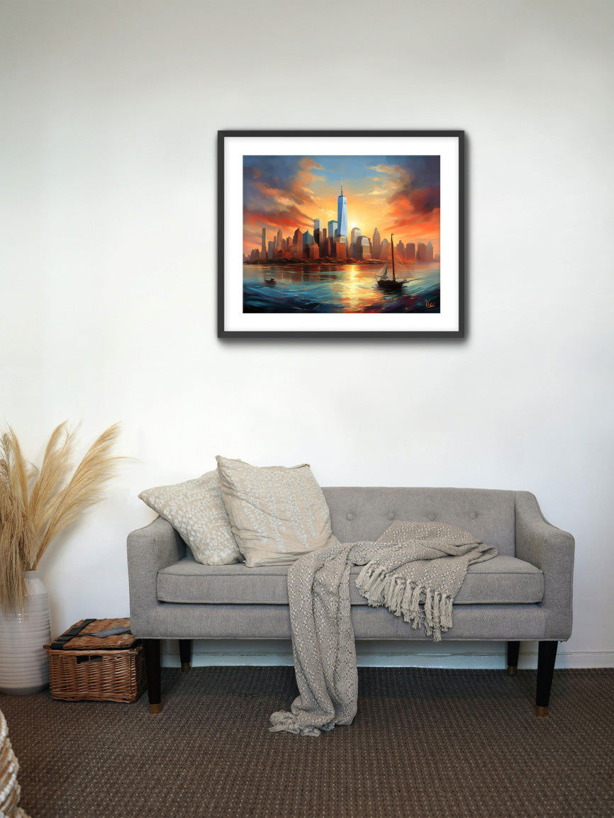 New York Skyline Wall Art - World Trade Center