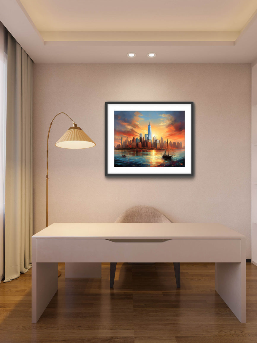 New York Skyline Wall Art - World Trade Center