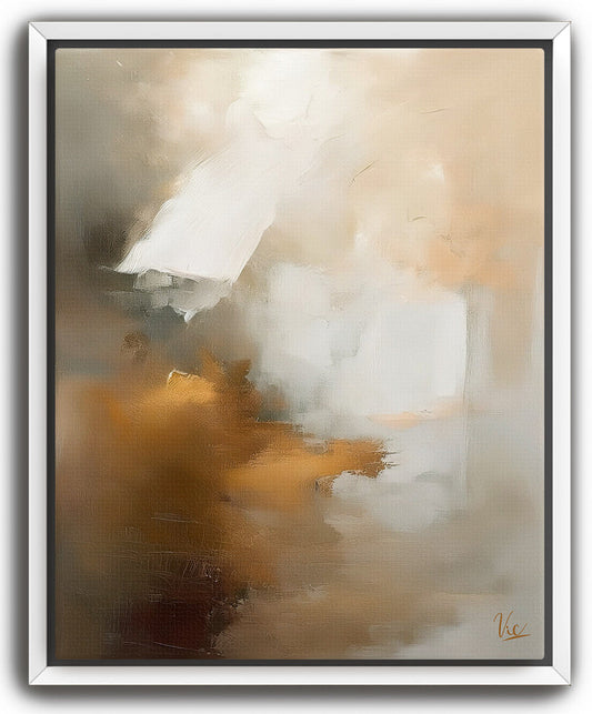 Abstract Gold Contemporary Painting