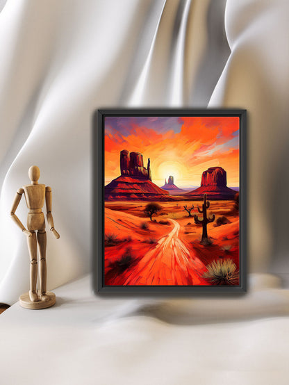 Red Monument Valley Arizona Fine Art Painting