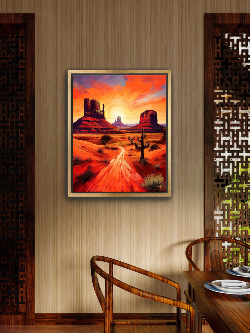 Red Monument Valley Arizona Fine Art Painting