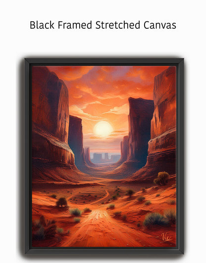 Red Canyon Fine Art Painting