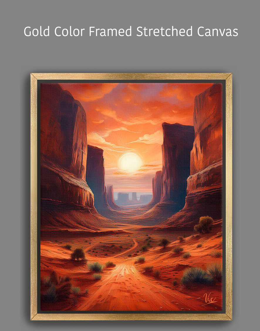 Red Canyon Fine Art Painting