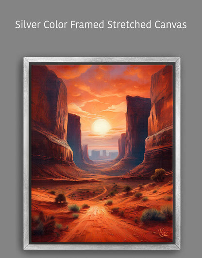 Red Canyon Fine Art Painting