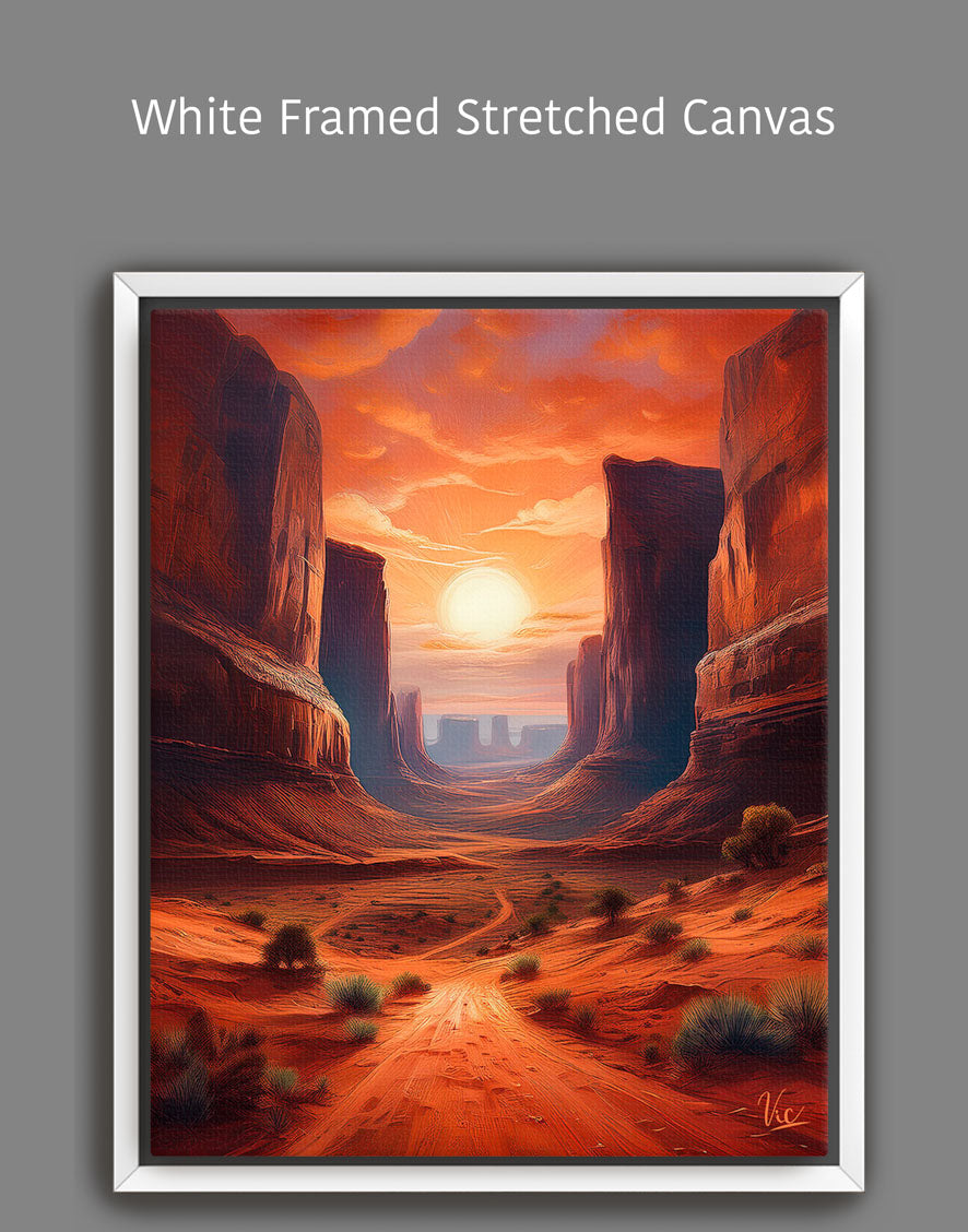 Red Canyon Fine Art Painting