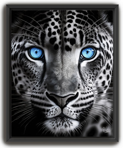 Modern Black Jaguar Fine Art Painting