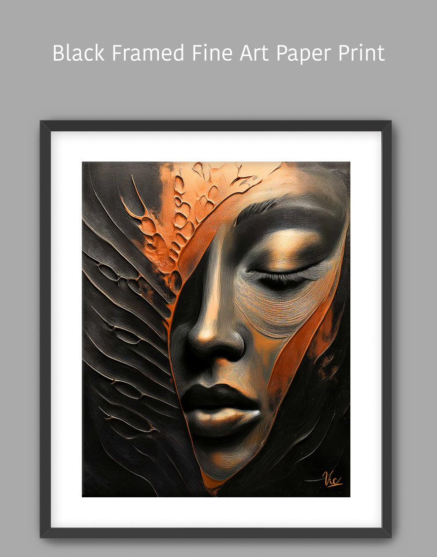 Abstract Woman Face | Ultra Modern Fine Art Painting