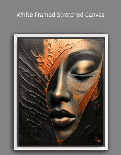 Abstract Woman Face | Ultra Modern Fine Art Painting