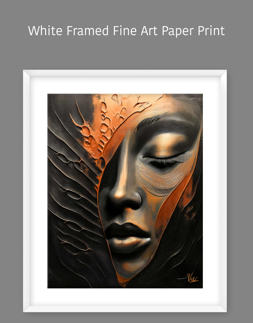 Abstract Woman Face | Ultra Modern Fine Art Painting