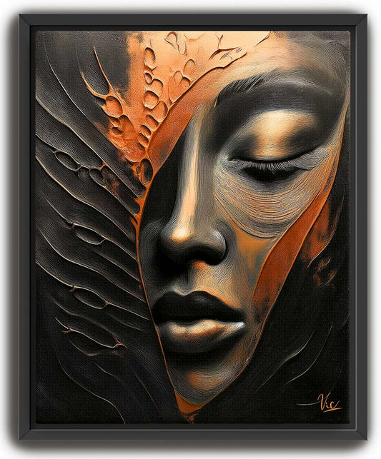 Abstract Woman Face | Ultra Modern Fine Art Painting